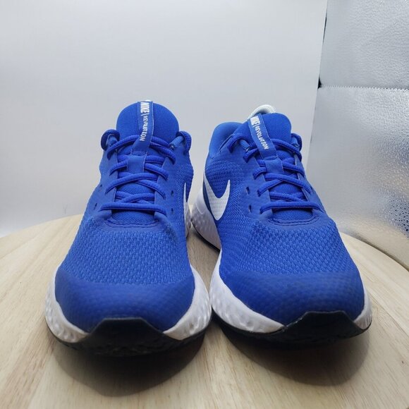 Nike Revolution 5 Youth Size 7 or Womens 8.5 BQ5671-401 Blue White Sneaker - Picture 2 of 7